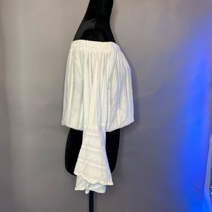 Off The Shoulder Bell Sleeve Top